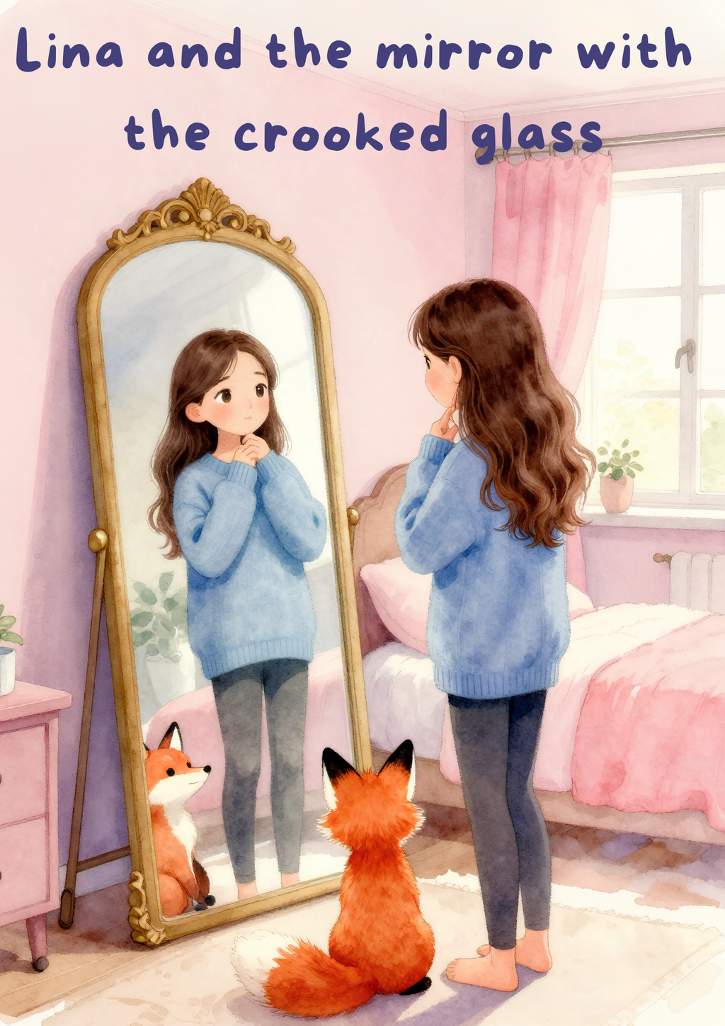 Lina and the mirror with the crooked glass