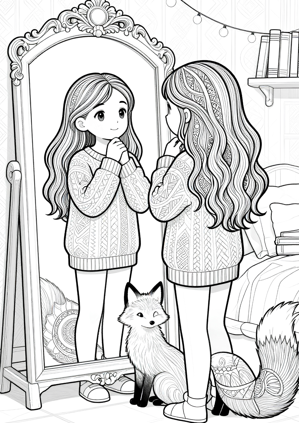 Lina en de spiegel met het scheve glas (PDF A4)