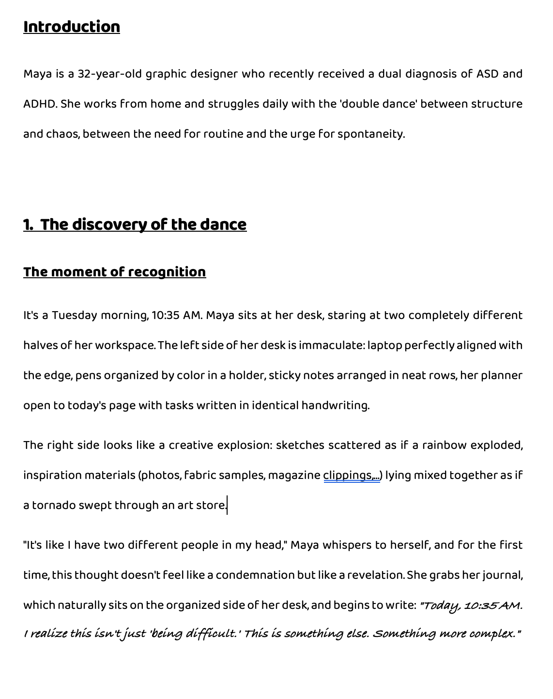Maya and the double dance: free chapter 1