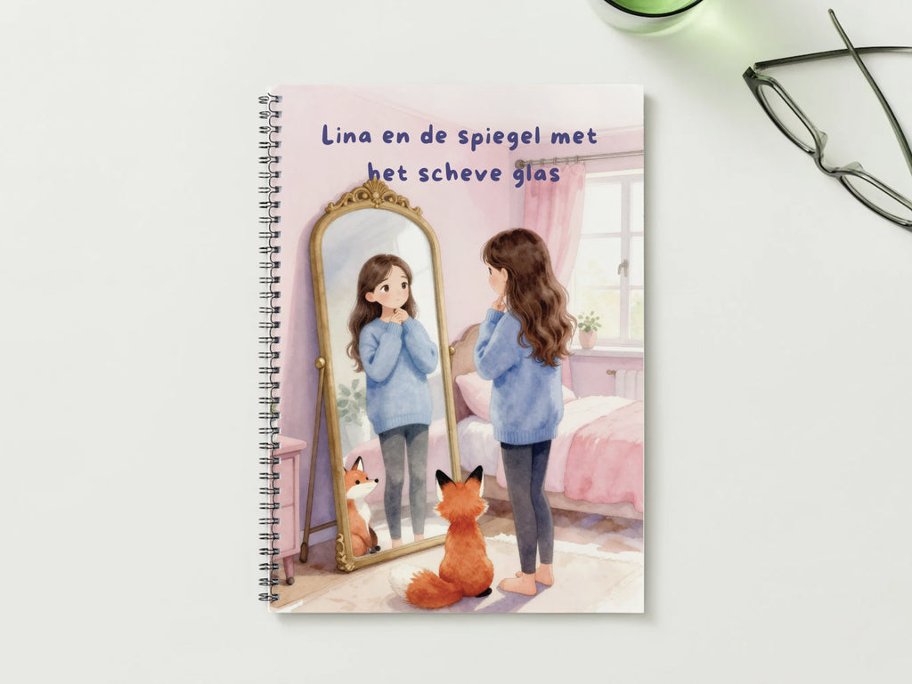 Lina en de spiegel met het scheve glas