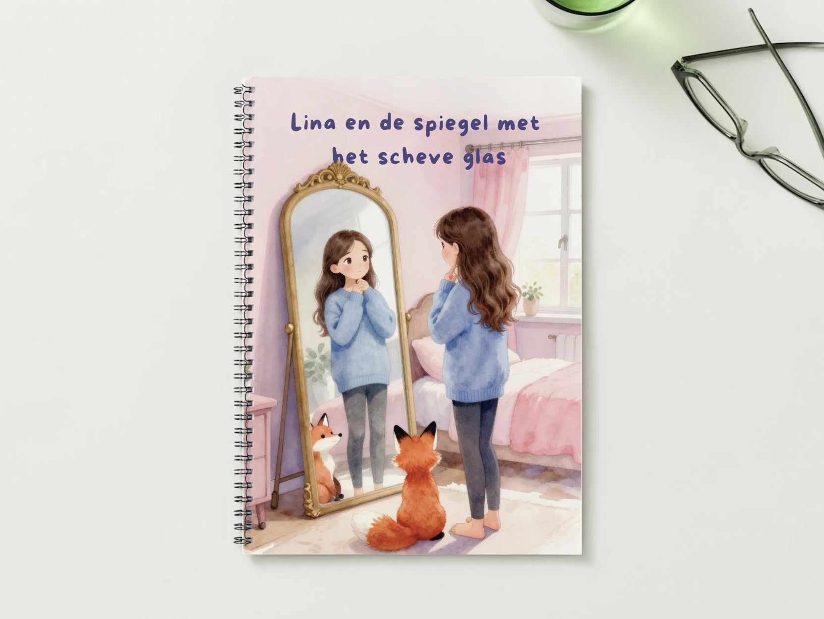 Lina en de spiegel met het scheve glas